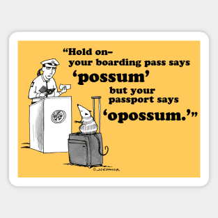 Possum/Opossum Magnet